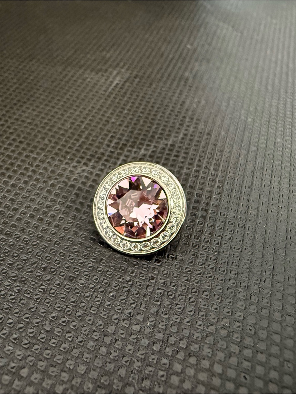 Qudo Topper: Tondo Deluxe- Light Amethyst/Silver